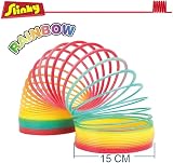 DSL Giant Rainbow Slinky Set 3pc Jumbo Medium Small Light-Up Fidget Toy Gift view 2