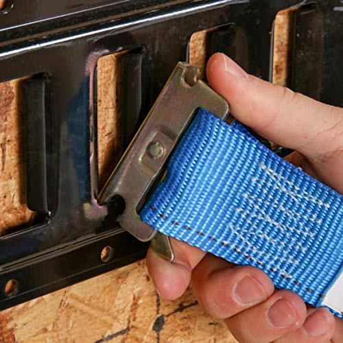 Two 3ft E Track TieDown Rail, Black Powder Coated Steel ETrack