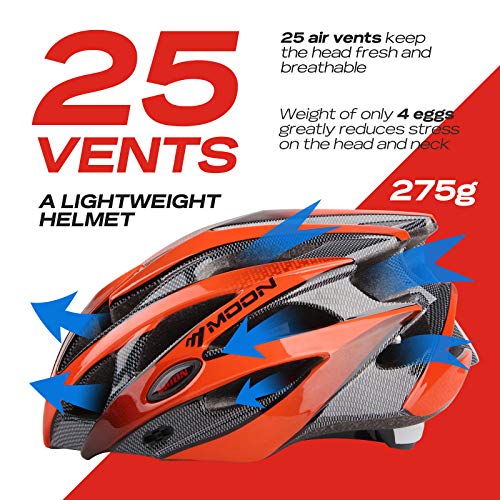 MOON Bike Helmet for Adult Road Cycling Helmet Mountain Bike Helmets