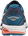 ASICS Men's Gt-1000 5 Running Shoe, Indigo Blue/Snow/Hot Orange, 9 M US