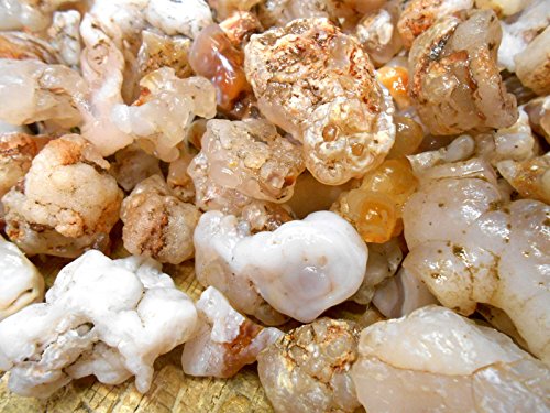 Rock Tumbler Gem Refill Kit New Mexico White Chalcedony Rough 8 oz