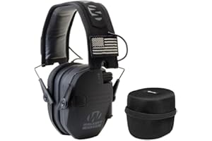 Walker's Game Ear Razor Slim Electronic Lightweight Shooting Hunting Range Hearing Protection Muffs Bundle