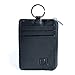 RFID Slim ID Wallet Card Holder - Key Ring Front Pocket Wallet with Coin Zipper