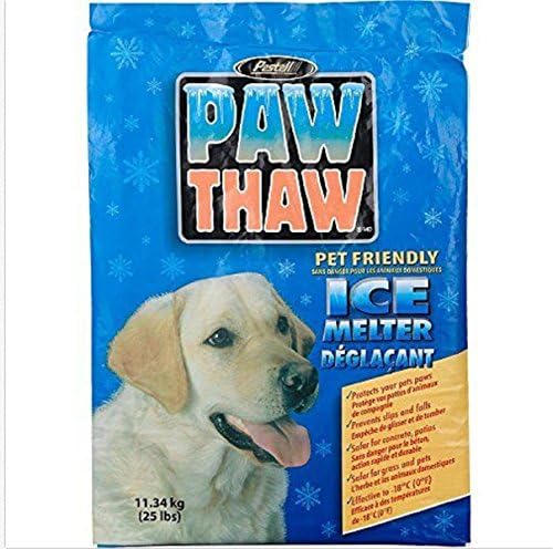 PESTELL 683051 Paw Thaw Ice Melt for Pets, 25-Pound Bag by Pestell