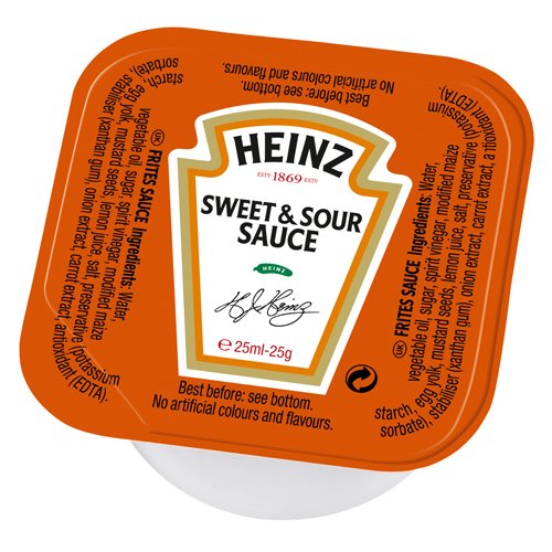Heinz Sweet Sour Sauce 100 Stuck A 25 G 1er Pack 1 X 2 5 Kg Amazon De Lebensmittel Getranke