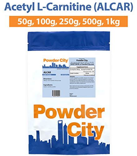 Powder City Acetyl L-Carnitine (ALCAR) (50 Grams)