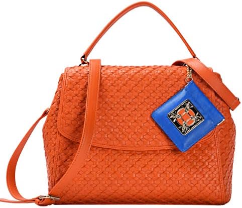 mode of personal Women's Handbag Shoulder Bag orange Luxury Crossbody Women's Genuine Leather bag