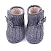 Baby Girl Soft Sole Anti Slip Prewalker Shoes Snow Boots With Bowknot