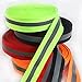 High Visibility Reflective Tape Strip, Fabric Florescent Reflective Safety Tape Sew-on Warning Safety Trim… (1.97in0.79in, Green)