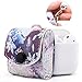 MoKo AirPods Case, Snap Closure Protective Cover Carrying Pouch Pocket, with Holding Strap, for Apple AirPods Charging Case - Lilac