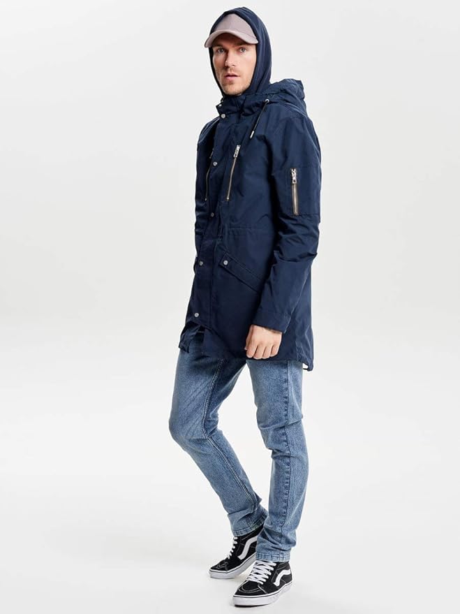 only & sons parka