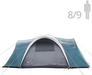NTK Laredo GT 8 to 9 Person 10 by 15 Foot Sport Camping Tent 100% Waterproof 2500mm