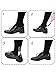 Mudder Stainless Steel Metal Shoe Horn with Leather Strap and Key Ring for Men, Women, Kids, Seniors