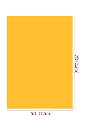 Kate 5x7ft Yellow Backdrops Solid Yellow Portrait