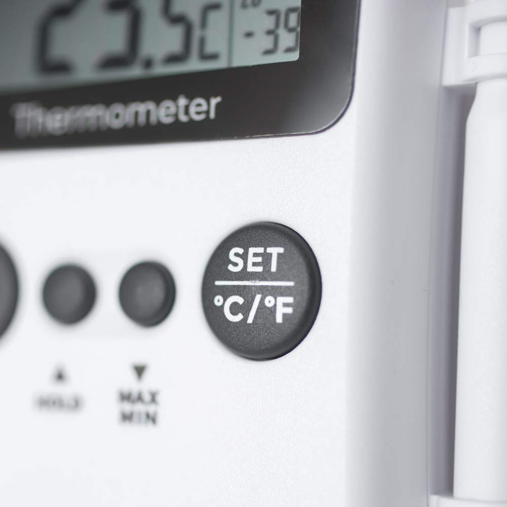 Multi-function digital catering thermometer with probe, White - Image 4