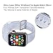 Libra Gemini Compatible with Apple Watch Band 41mm 40mm 38mm, Women Transparent Clear Soft Cute Silicone Sport iWatch Band Strap for Apple Watch Series 9/8/7/6/5/4/3/2/1/SE