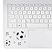 StickAny Palm Series Soccer Ball Pattern Sticker for MacBook Pro, Chromebook, and Laptops (Black)