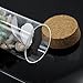 Clear Glass Canister Snack Sugar Treat Tea Storage Jar W/ Cork Kitchen Decor