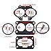 iFJF Carburetor Rebuild Kit for Mercury Marine 3.0L 4.3L 5.0L 5.7L Mercarb 2 BBL Carburetor 3302-804844002 1389-9562A1 1389-9563A1 1389-9564A1 1389-9670A2 1389-806077A2 (Without float)