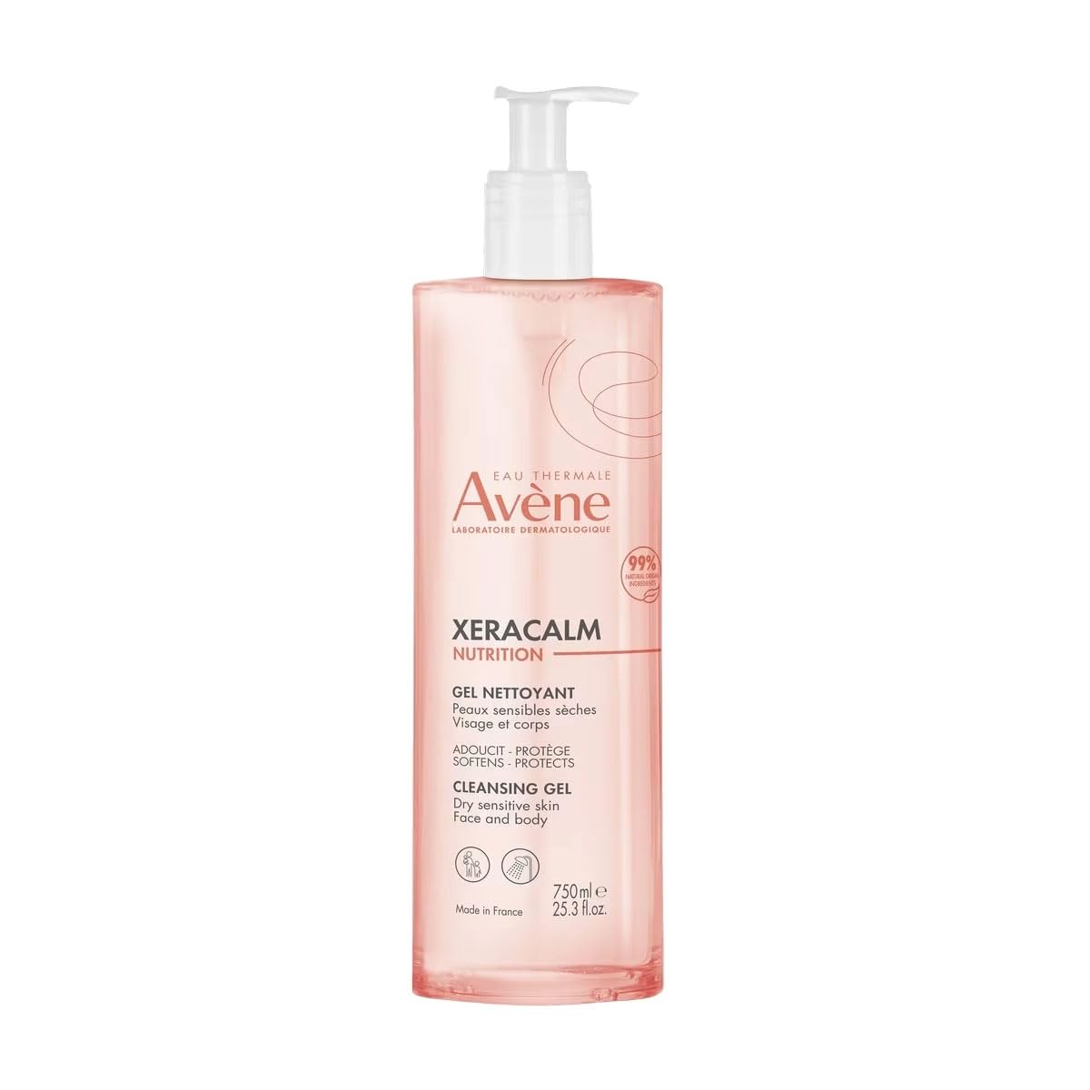 AVENE XeraCalm Nutrition Cleansing Gel for Dry Sensitive Skin 750 ml