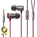 Newly Released GGMM Hummingbird Crystal Clear Sound in Ear Noise Isolating Metal Earbuds Headphone w/Universal 1-Button Remote & Microphone (Gunmetal)