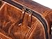 Leather Travel Duffle Bag | Gym Sports Bag Airplane Luggage Carry-On Bag | Gift for Father's Day By Aaron Leather Goods (Brown)