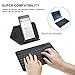 Multi-Device Bluetooth Keyboard, Jelly Comb Ultra Slim Full Size Wireless Bluetooth Keyboard for iPad, iPhone, Android Tablets, Windows, iOS, Mac OS