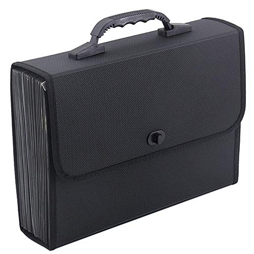 image for Fengus 26 Pockets Expanding File Folder Large Capacity Plastic A4 Lett
