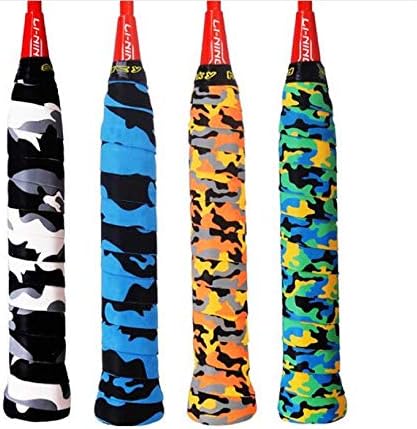 Diagon store 4Pcs Racket Grip Anti Slip Perforated Super Absorbent Tennis Overgrip Badminton Overgrip Accessories