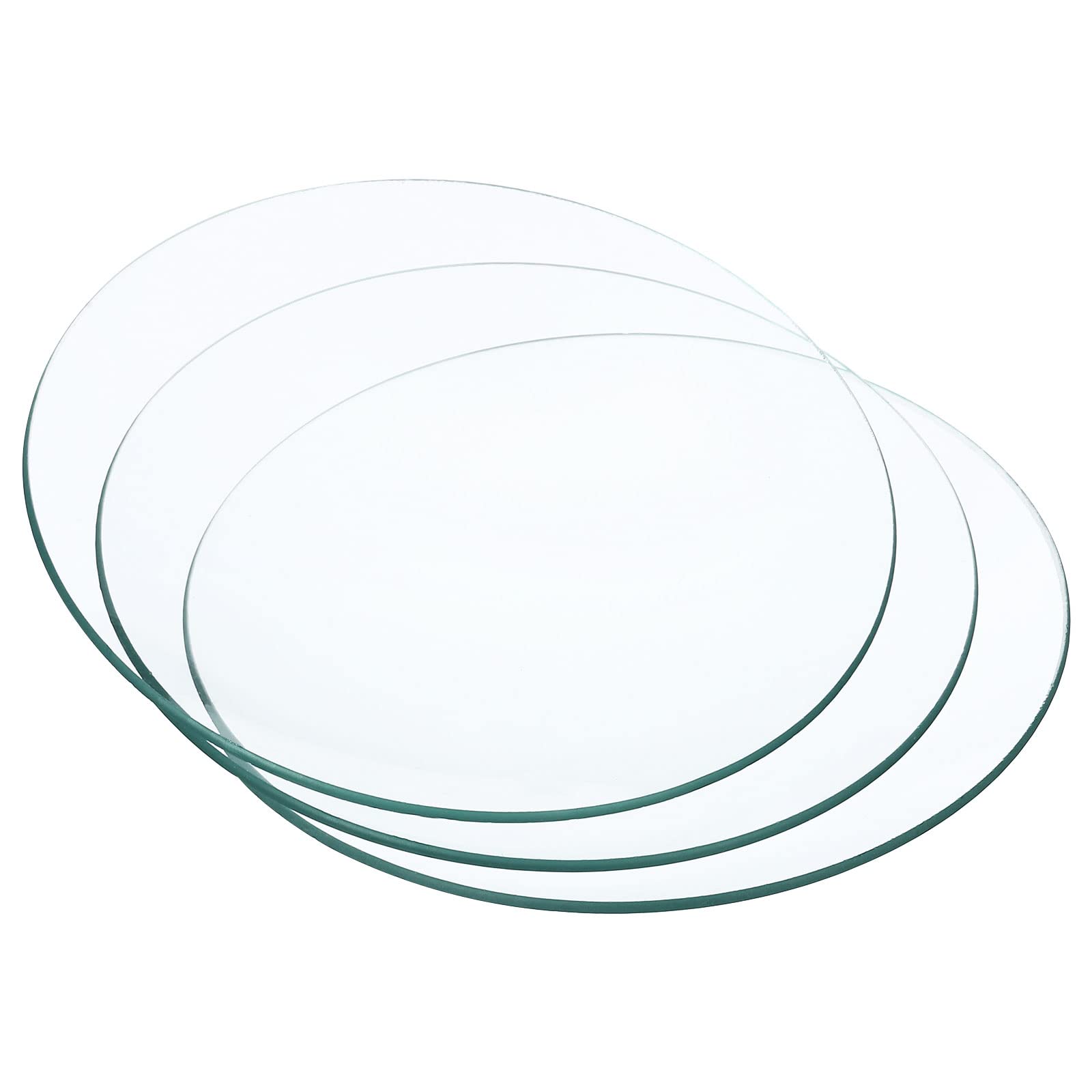 PATIKIL 120 mm Diameter Watch Glass, 3 Packs Beaker Cover Smooth Edges Chamfered Arc for Laboratory, Transparent