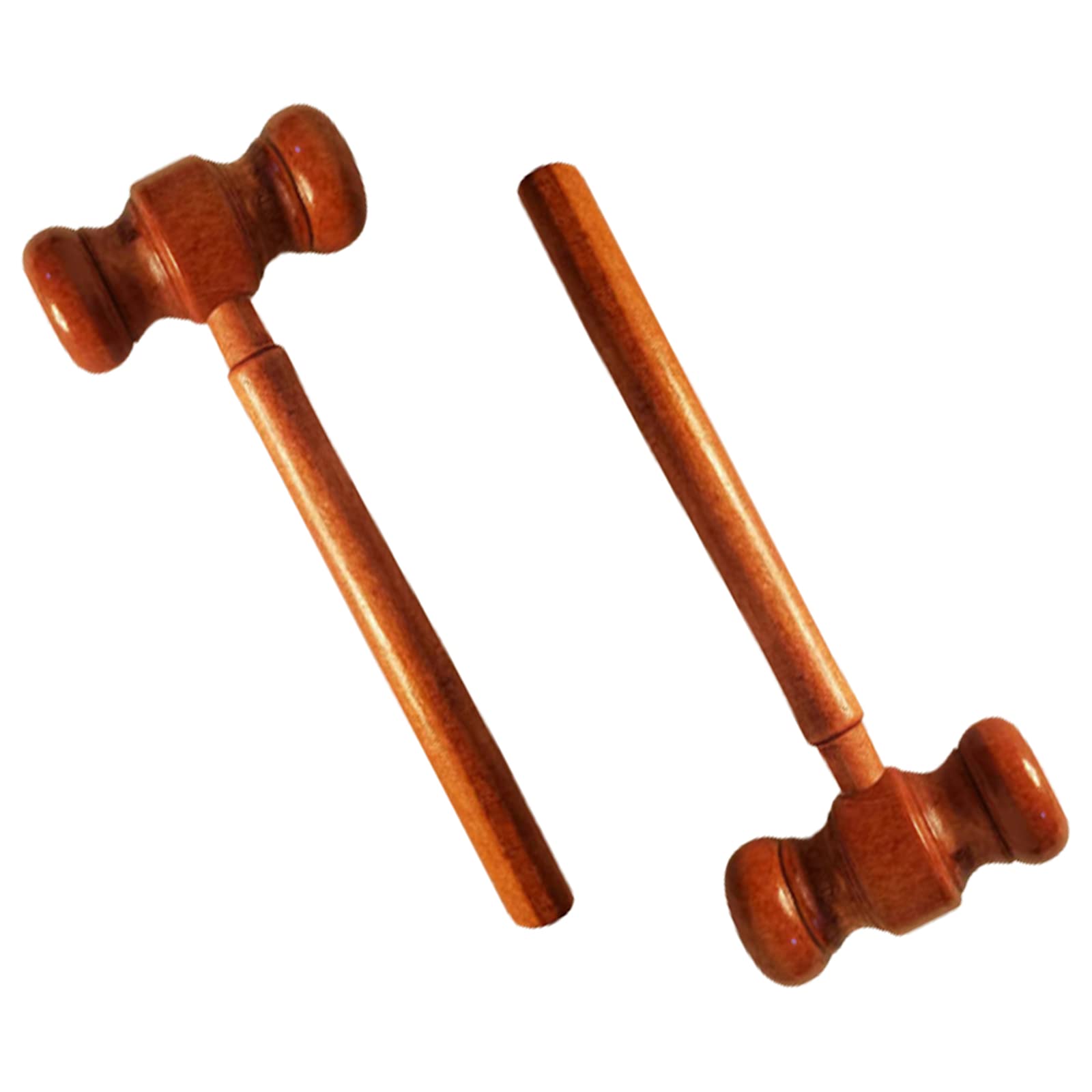 2 Pcs Gavels Premium Wooden Gavel Handcrafted Vintage Old View Finish Wood Gavel for Judge for Judge, Lawyer, Meeting, Auction Sale, and Gifts
