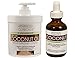 Advanced Clinicals Coconut Skin Care Value Set! 16oz Coconut Oil Moisturizing Cream and 1.8oz Coconut Face oil set. Best coconut cream and oil for face, body and hair.