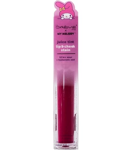 Amazon.com : THE CRÈME SHOP X MY MELODY JUICE TINT LIP & CHEEK