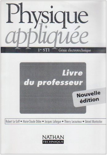 Physique appliquée, 1re STI