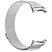 TenCloud for Samsung Gear S2 R720 R730 R730V Smart Watch Replacement Mesh Milanese Loop Wristbands w/Magnetic Closures(Silver)