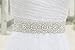 ShiDianYi Ivory Wedding Belt with Rhinestone Applique - Bridal & Bridesmaid Sash