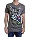 Ed Hardy Men's T Shirt Panther The Beast XX-Large Charcoal