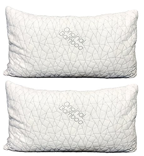 Original bamboo pillow diamond series set of 2 { standa…