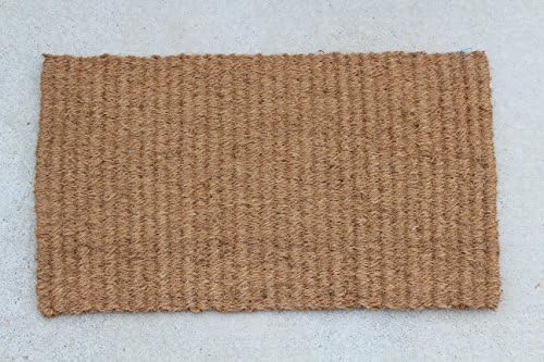 Hand Woven Door Mat Natural Coir Size 18" X 30"