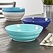 Sonoma 28-ounce Plastic Bowls for Cereal or Salad | set of 8 in 4 Coastal Colors