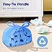 Momcozy Baby Disposable Diaper Bags, 100% Biodegradable Diaper Sacks, Durable and Portable Disposable Waste Bag Dispenser with Vanilla Scent for Dirty Diapers, Pet Waste, Fruit Peels, Food Debris - 90