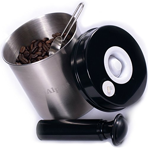 ★FREE SHIPPING★Coffee Storage Container. Best Vacuum Seal Canister For
