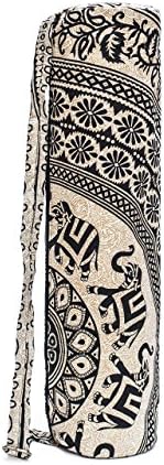 Mero Design Yoga Bag – Yoga Mat Bag, Tote, Full-Zip 29 Inches with Adjustable Strap, Multiple Colors, Storage Pocket (Fits Standard Yoga mat Size up to 74 inch x 24 inch x 1/4 inch 6 mm