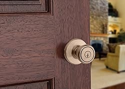 Kwikset Tylo Entry Door Knob with Lock and