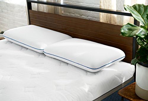 Sleep Innovations Classic Cooling Gel Memory Foam Pillow with Breathable Cover, Made in The USA with a 5-Year Warranty, King Pillow