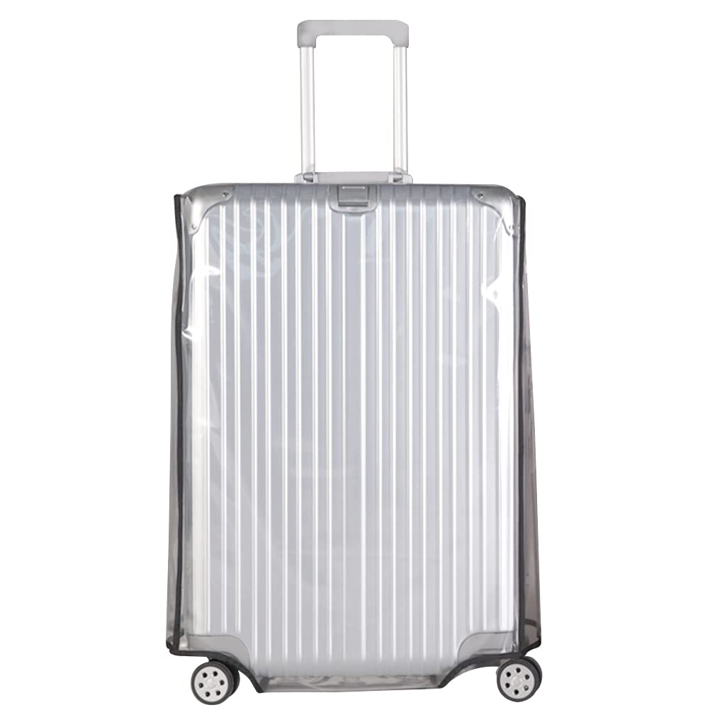 30 Inch Clear Luggage Cover, Waterproof Suitcase Cover Protectors, Dustproof Transparent Luggage Protector Case Covers for Suitcases Travel Luggage,for Home Business School Travel or Luggage Storage