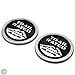 Yoaoo-oem® Auto Tuning 2pcs(1set) Oem for Jeep Trail Rated 4x4 Nameplate Emblem Wrangler Grand Cherokee Liberty Badge Sticky Back Logo Trailhawk 2014 (Black)