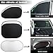 Tomus-UNI 6 Piece Car Windshield Sunshade Window Sunshade Protector Foldable Windshield UV Reflector Protector Keeps Vehicle Cool