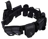 Yahill Utility Tactical Belt Law Enforcement Security Police Gear Heavy Duty Nylon Combat Officer Equipment, or Handcuff Case