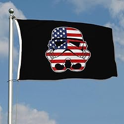 Aihccy US Storm Trooper Darth Vader Flag Banner